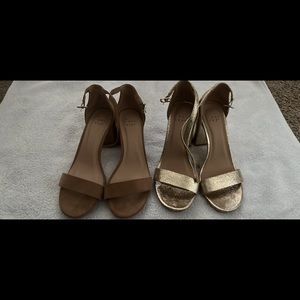 two sets shoes 61/2 and 6